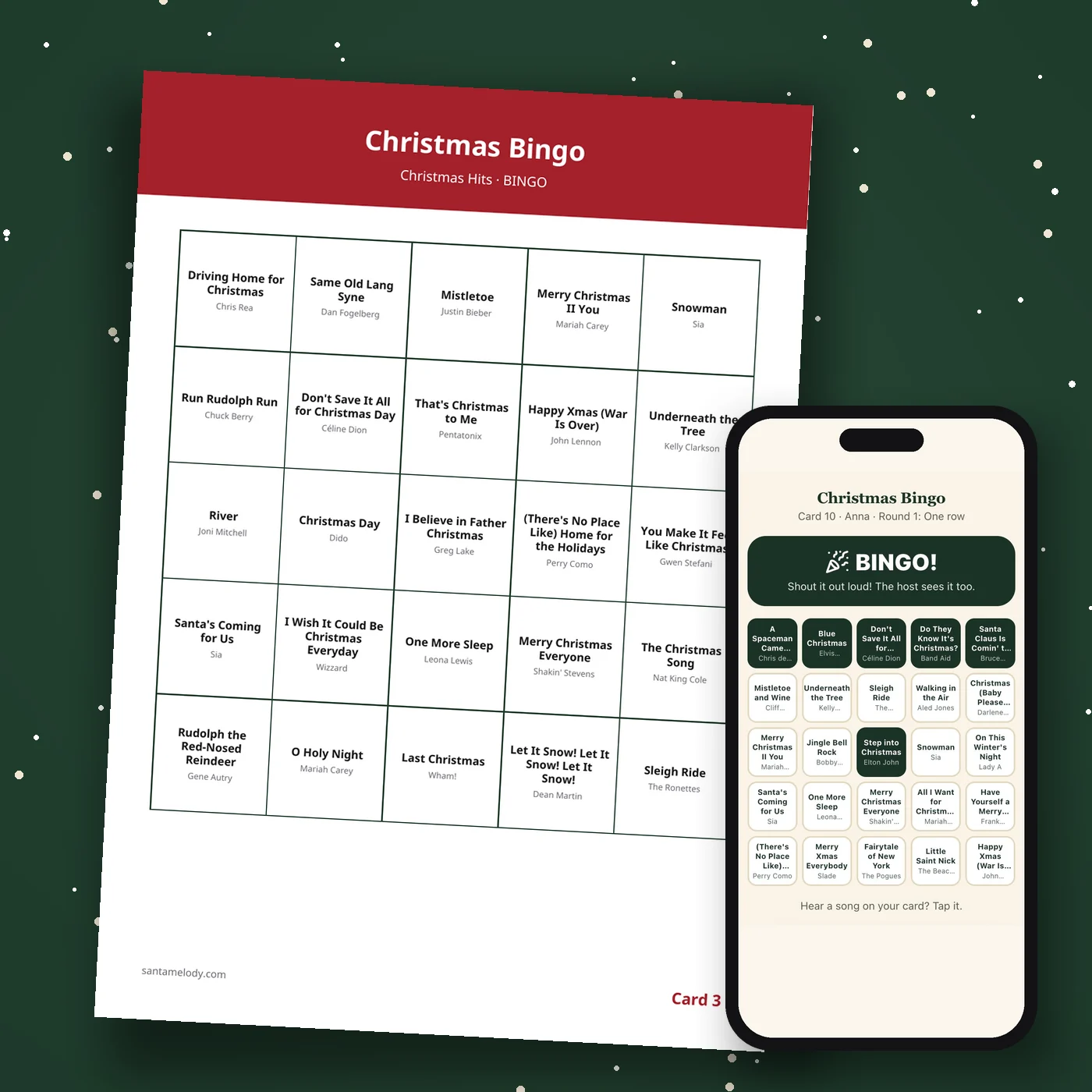 Unique bingo cards